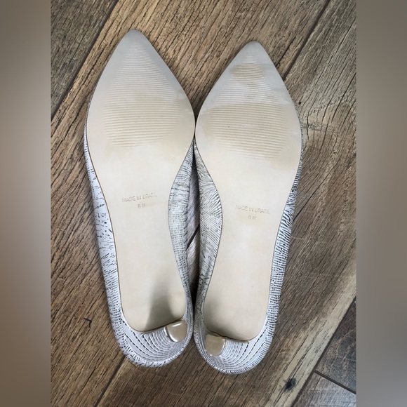 Walking Cradles “Sophia” Gold/Beige Pump Heel Size 8N - Picture 5 of 10